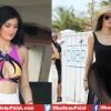 Kylie Jenner Flaunts her Cleavage in Multi-Colored Keyhole Bikini in St Barts