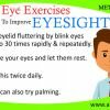 Exercises And Food Are Best Home Remedies to Improve Eyesight