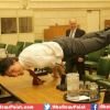 Justin Trudeau's inspiring core strength will surely leave you in awe