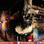 Bus Crashes Into Oil Tanker In Pakistan, Killing 57