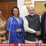 Sonakshi Meets With Prime Minister Modi Along With Family