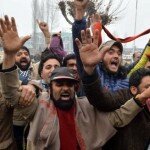 Celebrations in Kashmir after India’s Defeat against Australia in World Cup Semi