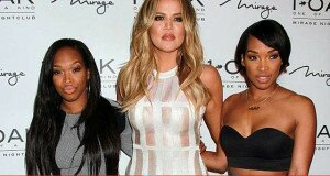 Khloe-Kardashian-Flaunts-Sexy-Bra-Underwear-Wears-Shimmering-Sheer-Outfit