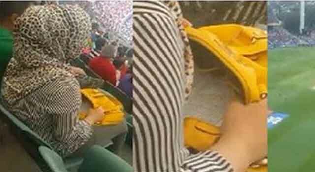 Mashallah-Girl-Was-Reading-Quran-in-Ground-To-Win-For-Team-Pakistan