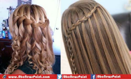 Top-10-Most-Beautiful-Hairstyles-For-Women-In-2015-Waterfall-Braid